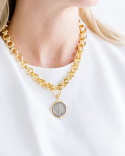 American Indian Head Nickel Necklace