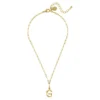 Bamboo Initial Necklace