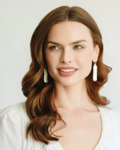 Bar Cross Earrings