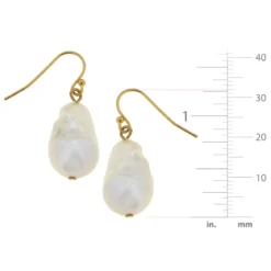 Baroque Pearl Drop Earrings