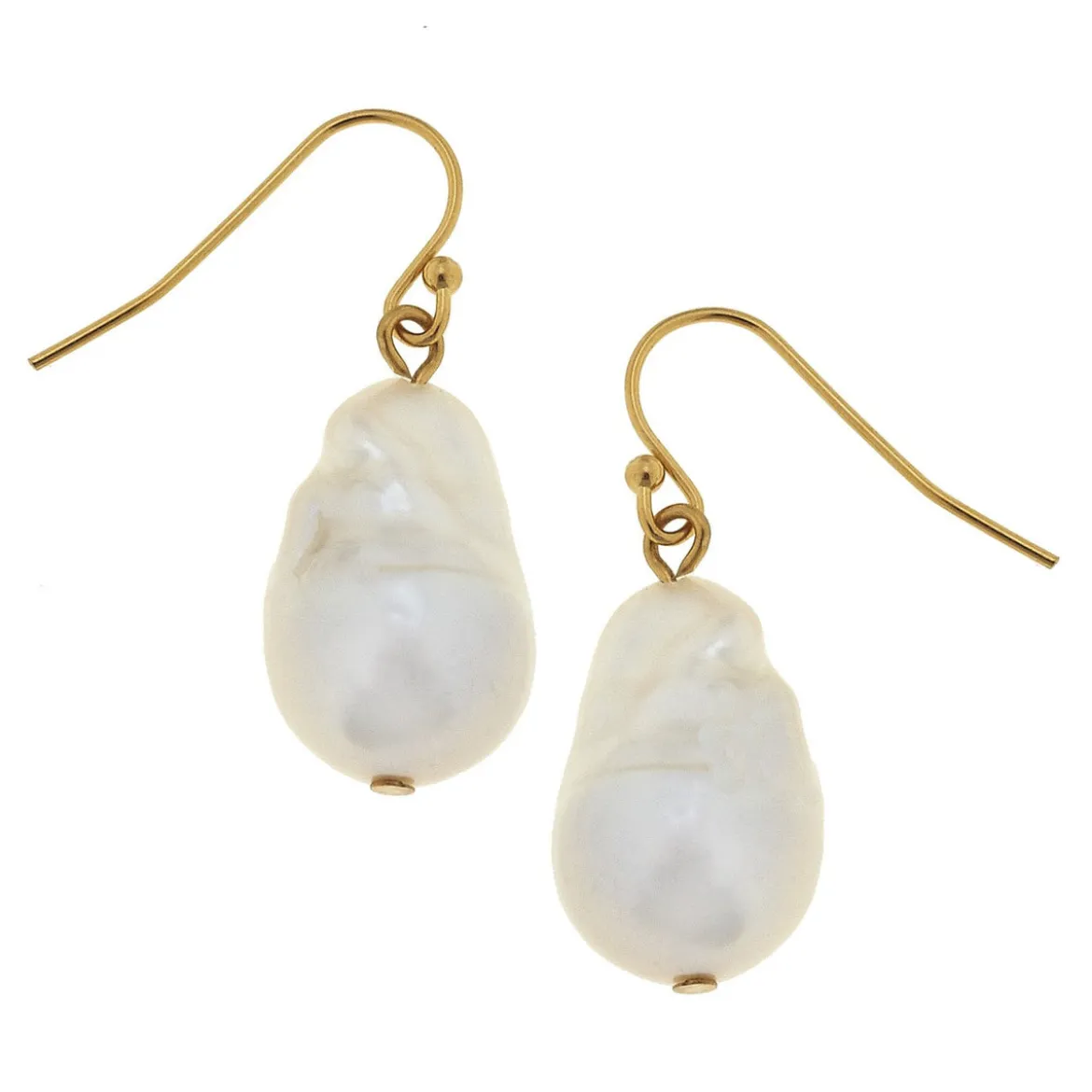 Baroque Pearl Drop Earrings