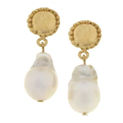 Baroque Pearl Post Earrings