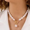Baroque Pearl Toggle Pearl Necklace