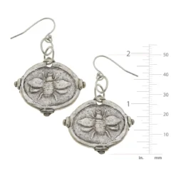 Bee Intaglio Earrings