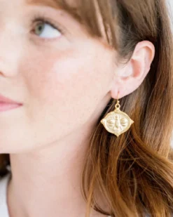 Bee Intaglio Earrings