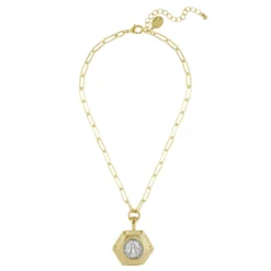 Bee Lira Paperclip Necklace