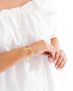 Bee Paperclip Bracelet