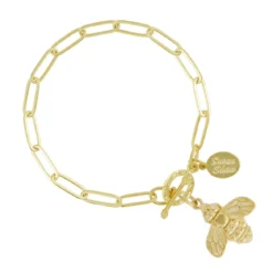 Bee Paperclip Bracelet