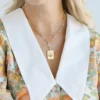 Bee Stamp Necklace