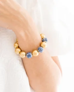Blue & White Mini Margaret Bracelet
