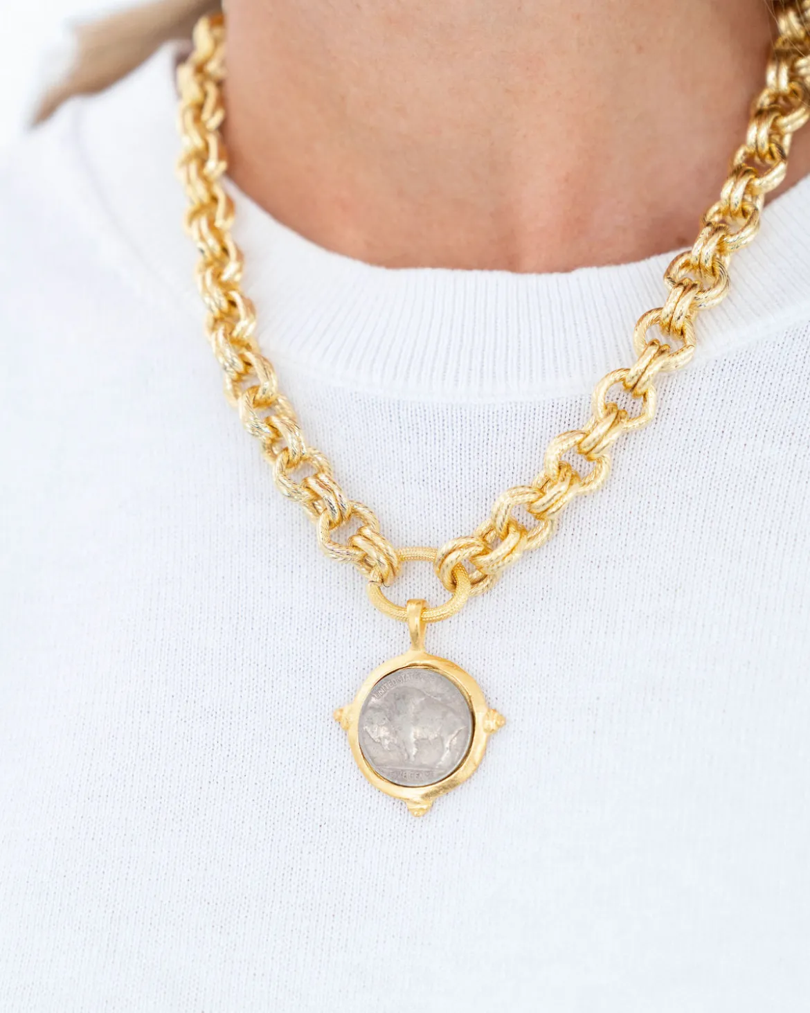 Buffalo Coin Necklace