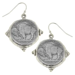 Buffalo Nickel Earrings