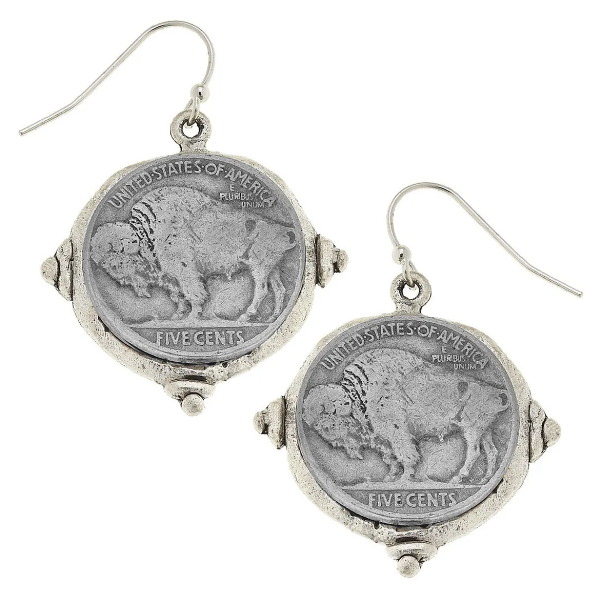 Buffalo Nickel Earrings