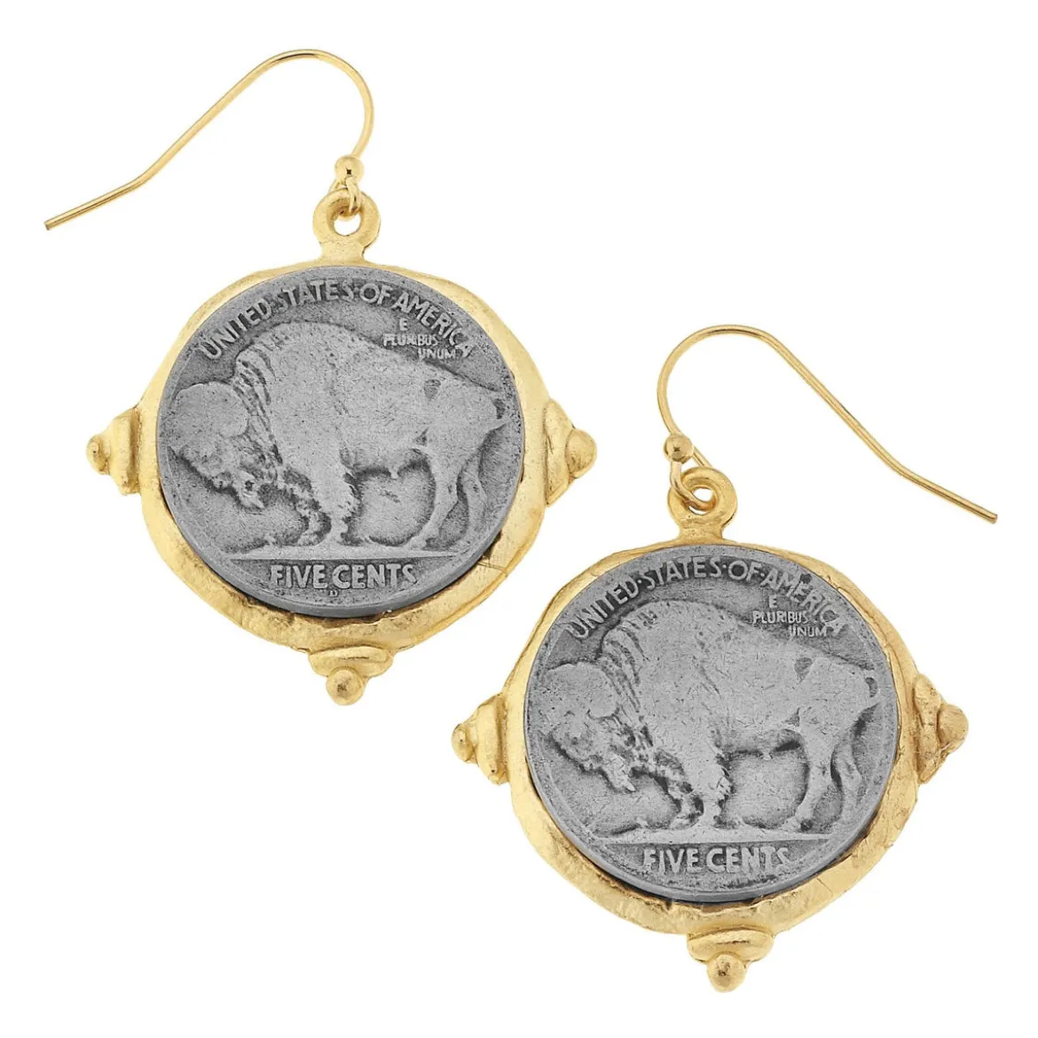 Buffalo Nickel Earrings