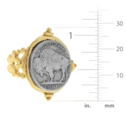 Buffalo Nickel Ring