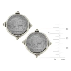 Buffalo Nickel Studs