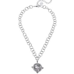 Bulldog Intaglio Necklace