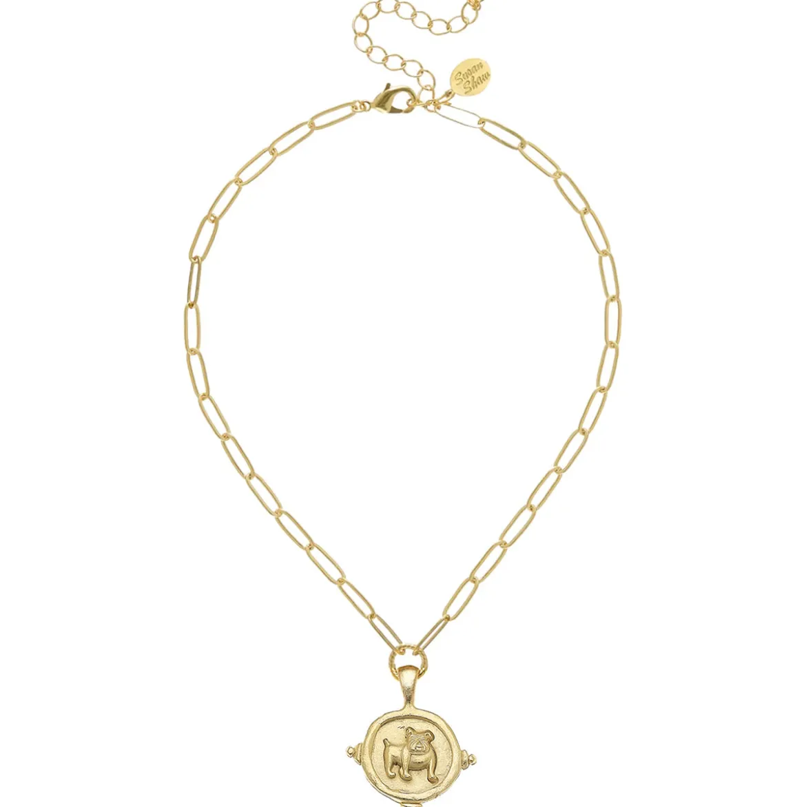 Bulldog Paperclip Necklace