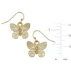 Butterfly Drop Earrings