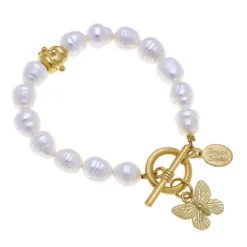 Butterfly Pearl Bracelet