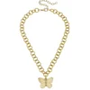 Butterfly Pendant Chain Necklace