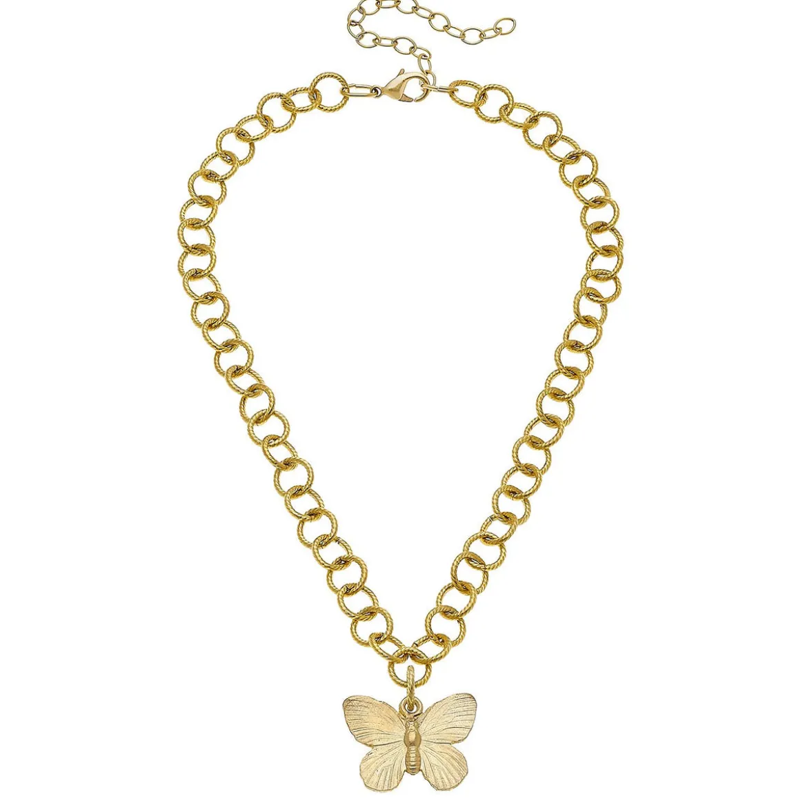 Butterfly Pendant Chain Necklace
