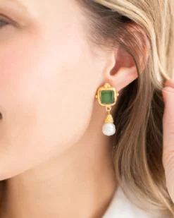 Charlotte Pearl Drop Earrings
