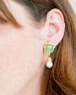 Charlotte Pearl Drop Earrings