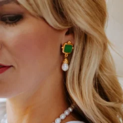 Charlotte Pearl Drop Earrings