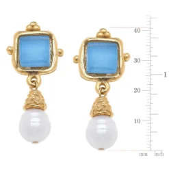 Charlotte Pearl Drop Earrings