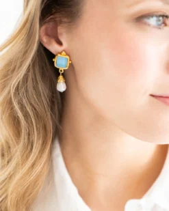 Charlotte Pearl Drop Earrings