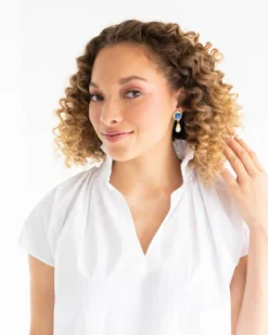 Charlotte Pearl Drop Earrings