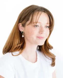 Charlotte Pearl Drop Earrings