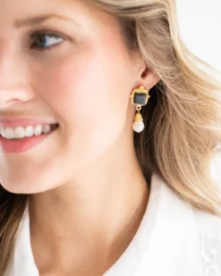Charlotte Pearl Drop Earrings