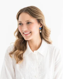 Charlotte Pearl Drop Earrings