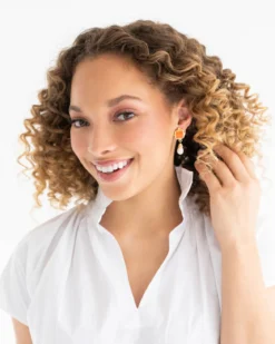 Charlotte Pearl Drop Earrings