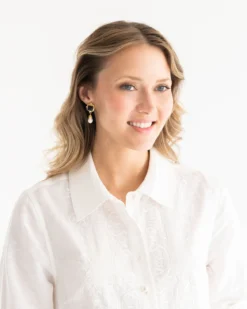 Charlotte Pearl Drop Earrings
