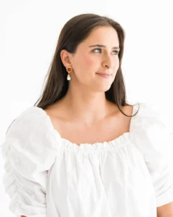 Charlotte Pearl Drop Earrings