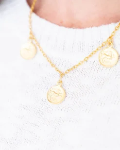 Coin Drop Necklace