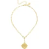 Coin Paperclip Necklace