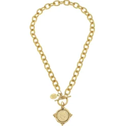 Coin Toggle Necklace