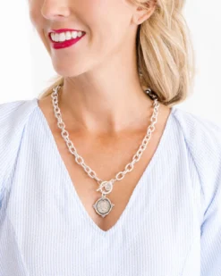 Coin Toggle Necklace