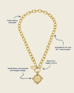 Coin Toggle Necklace