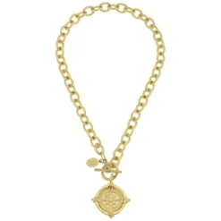 Compass Toggle Necklace