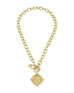 Compass Toggle Necklace
