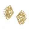 Coral Fan Studs