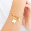 Cross Paperclip Bracelet