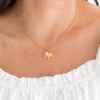 Dainty Bulldog Necklace