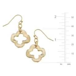 Dainty Open Clover Earrings