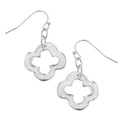 Dainty Open Clover Earrings
